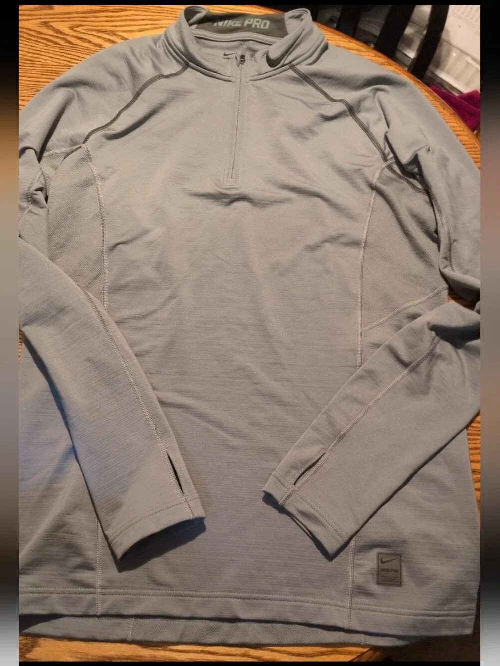 Nike pro quarter zip pullover large